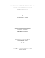 INTEGRATION OF COMPARATIVE PHYLOGENETICS AND  GENOMICS TO STUDY DIVERSIFICATION AND  HISTORICAL DEMOGRAPHY