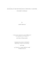 Mechanism of the Photomechanical Response in Composite Polymeric Materials