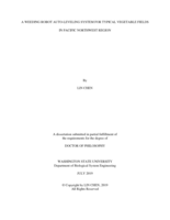 A weeding robot auto-leveling system for typical vegitable fields in pacific northwest region