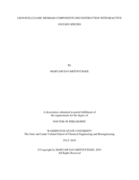 LIGNOCELLULOSIC BIOMASS COMPONENTS DECONSTRUCTION WITH REACTIVE OXYGEN SPECIES