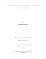 Caregiving and Personal Networks: Implications for Health and Well-being in Later Life