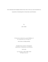 Non-nested Hypothesis Tests for Vine Copulas and Statistical Learning Techniques in Process Monitoring