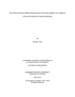 THE APPLICATION OF BENZOTHIAZOLES IN THE DEVELOPMENT OF CHEMICAL TOOLS FOR REACTIVE SULFUR SPECIES