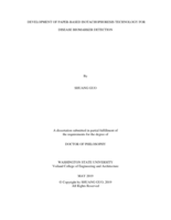 DEVELOPMENT OF PAPER-BASED ISOTACHOPHORESIS TECHNOLOGY FOR DISEASE BIOMARKER DETECTION