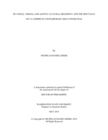 Of Voices, Visions, and Agents: Cultural Hegemony and the Spectacle of U.S. Empire in Contemporary Hollywood Film