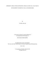 DIFFERENT APPLICATIONS OF PROTEINS: FROM CANCER CELL ANALYSIS TO DEVELOPMENT OF BIOFUEL CELLS AND BIOSENSORS