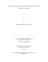 The Association Between Psychopathic Personality Traits and Executive Functions