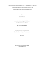 THE NASTINESS AND FALSEHOOD IN U.S. PRESIDENTIAL CAMPAIGN: A MIXED-METHOD STUDY OF POLITICAL TALK ON FACEBOOK DURING 2016 ELECTION SEASON