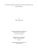 ACID-INDUCED CHANGES IN HERPES SIMPLEX VIRUS GLYCOPROTEIN B AND THEIR REVERSIBILITY