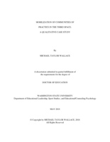 MOBILIZATION OF COMMUNITIES OF PRACTICE IN THE THIRD SPACE: A QUALITATIVE CASE STUDY