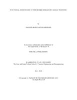 FUNCTIONAL SIGNIFICANCE OF THE MOBILE DOMAIN OF CARDIAC TROPONIN I