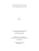 CYBER PHYSICAL SECURITY ANALYSIS FOR SYNCHROPHASOR APPLICATIONS