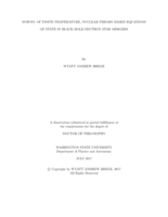 Survey of finite-temperature, nuclear-theory based Equations of State in Black Hole-Neutron Star Mergers