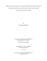 UTILIZATION OF TRADITIONAL AND NOVEL NMR SPECTROSCOPIC TECHNIQUES TO PROBE INTERACTIONS IN THE ORGANIC PHASE OF LIQUID-LIQUID  SOLVENT EXTRACTION SYSTEMS