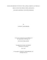 ENDOCANNABINOID FUNCTION IN THE LATERAL HABENULA OF THE RAT: IMPLICATIONS FOR STRESS COPING, RESILIENCE, AND MONOAMINERGIC NEUROTRANSMISSION