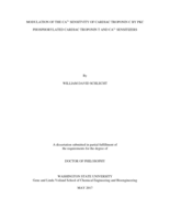 MODULATION OF THE CA2+ SENSITVITY OF CARDIAC TROPONIN C BY PKC PHOSPHORYLATED CARDIAC TROPONIN T AND CA2+ SENSITIZERS