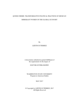 QUEER CHISME: TRANSFORMATIVE POLITICAL PRACTICES OF MEXICAN IMMIGRANT WOMEN IN THE GLOBAL ECONOMY