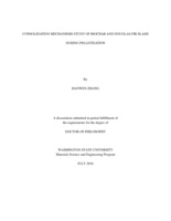 CONSOLIDATION MECHANISMS STUDY OF BIOCHAR AND DOUGLAS FIR SLASH DURING PELLETIZATION