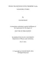 Phase Transitions In Polymorphic In2Se3 Nanostructures