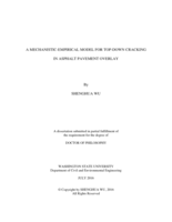 A MECHANISTIC-EMPIRICAL MODEL FOR TOP-DOWN CRACKING IN ASPHALT PAVEMENT OVERLAY