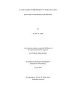 A Video-based Intervention to Increase Aging Services Technologies Awareness