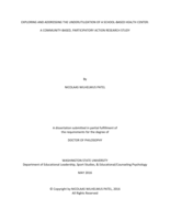 Exploring and Addressing the Underutilization of a School-Based Health Center: A Community-Based, Participatory Action Research Study