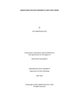 GENETIC BASIS FOR HOST RESPONSE TO HOP STUNT VIROID