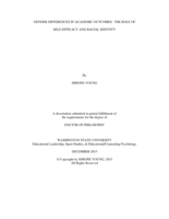 Gender Differences in Academic Outcomes: The Role of Self-Efficacy and Racial Identity