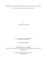 Gender Roles and Drinking Motives: The Impact on College Students’ Ability to Recognize Sexual Victimization