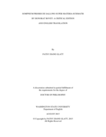SOMPNIUM PRIORIS DE SALLONO SUPER MATERIA SCISMATIS   BY HONORAT BOVET: A CRITICAL EDITION   AND ENGLISH TRANSLATION