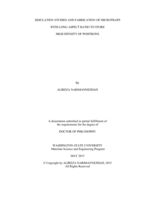 SIMULATION STUDIES AND FABRICATION OF MICROTRAPS WITH LONG ASPECT RATIO TO STORE HIGH DENSITY OF POSITRONS