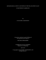 Archaeological Survey and Testing in the Willapa River Valley of Southwest Washington