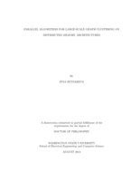 PARALLEL ALGORITHMS FOR LARGE-SCALE GRAPH CLUSTERING ON DISTRIBUTED MEMORY ARCHITECTURES