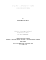 Evaluation capacity building in domestic violence service providers