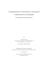 CONSEQUENCES OF TOPOLOGICAL CHANGES IN CYBER-PHYSICAL NETWORKS: A system-theoretic perspective