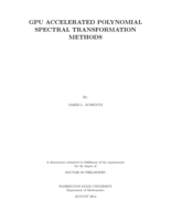 GPU Accelerated Polynomial Spectral Transformation Methods