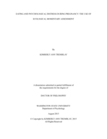 Eating and Psychological Distress During Pregnancy: The Use of Ecological Momentary Assessment