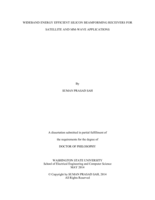 Wideband Energy Efficient Silicon Beamforming Receivers for Satellite and mm-Wave Applications