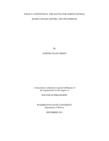 Wildly Contentious: The Battle for North Central Idaho's Roads, Rivers, and Wilderness