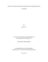 REACTIVE OXYGEN SPECIES GENERATED IN THE PEROXYGEN SYSTEMS