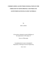 Understanding lignin pyrolysis reactions on the formation of mono-phenols and pyrolytic lignin from lignocellulosic materials