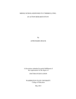 Middle School Responses to Cyberbullying: An Action Research Study