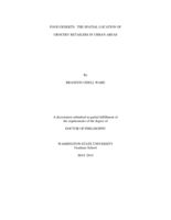 FOOD DESERTS: THE SPATIAL LOCATION OF GROCERY RETAILERS IN URBAN AREAS