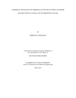 NUMERICAL MODELLING OF THERMOACOUSTIC HEAT PUMPS AND PRIME MOVERS WITH NO STACKS AND INTERMITTENT STACKS