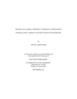The role of cardiac troponin T-troponin I interactions in regulating cardiac function in health and disease