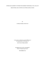 POWER MANAGEMENT SYSTEMS FOR SEDIMENT MICROBIAL FUEL CELLS IN HIGH POWER AND CONTINUOUS POWER APPLICATIONS