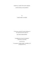 Parental Union Type and Families' Institutional Engagement