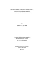 The Impact of Wine Components on the Chemical and Sensory Properties of Wines