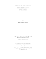 EXTERNAL DATA EXCHANGE ISSUES FOR STATE ESTIMATION IN POWER SYSTEMS