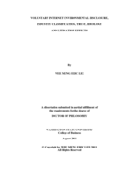 Voluntary Internet Environmental Disclosure, Industry Classification, Trust, Ideology and Litigation Effects